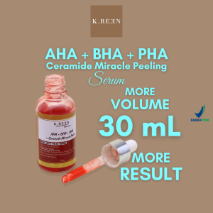 Keajaiban AHA+BHA+PHA + Ceramide Miracle Peeling.